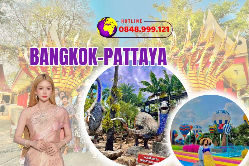 Tour Thái Lan 5N4Đ Bay Chiều Cùng Pacific Travel